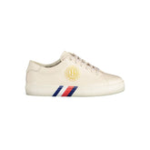 Tommy Hilfiger Beige Leather Women Sneaker -   -  Tommy Hilfiger.